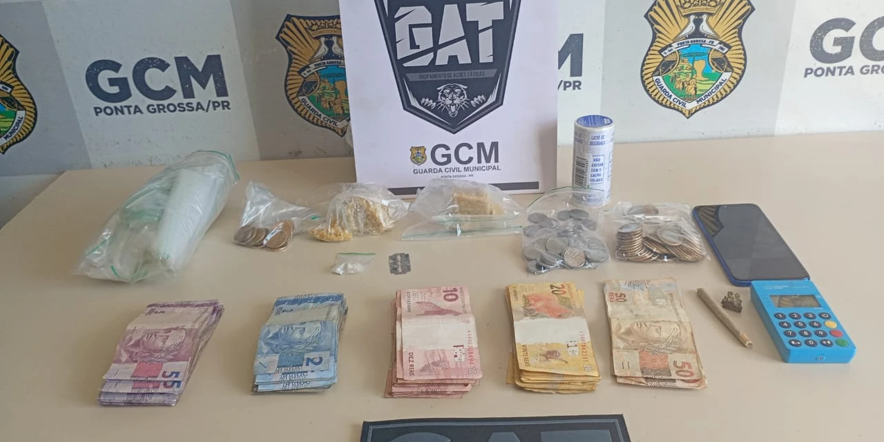 GCM encontra crack escondido em pacote de fraldas e cesto de roupas em PG