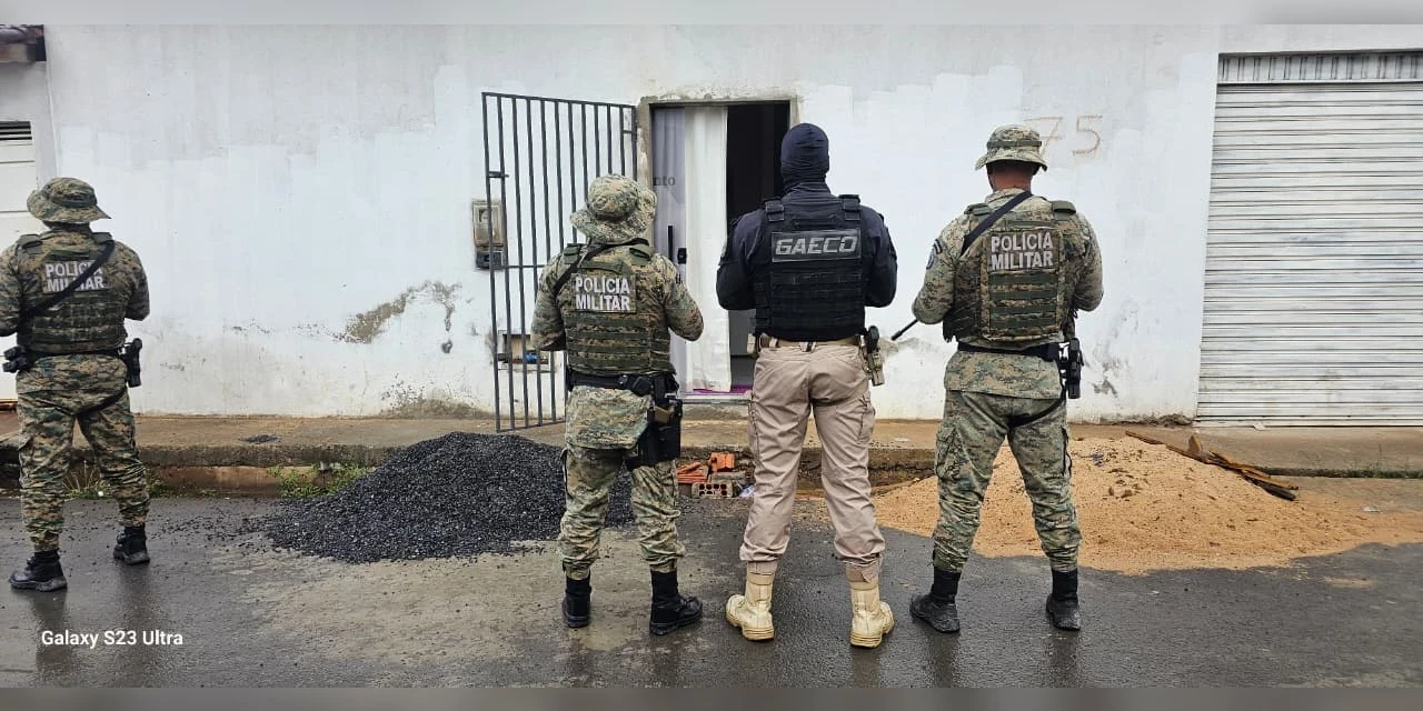 Gaeco e Polícia Militar deflagram segunda fase de operação que investiga organização relacionada ao tráfico e comércio de armas