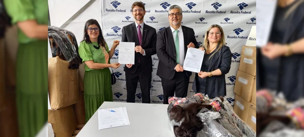 Receita Federal destina 800 kg de cabelo humano para entidade de Ponta Grossa