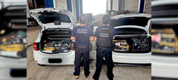 Receita Federal apreende mais de R$ 100 mil em cigarros eletrônicos na região