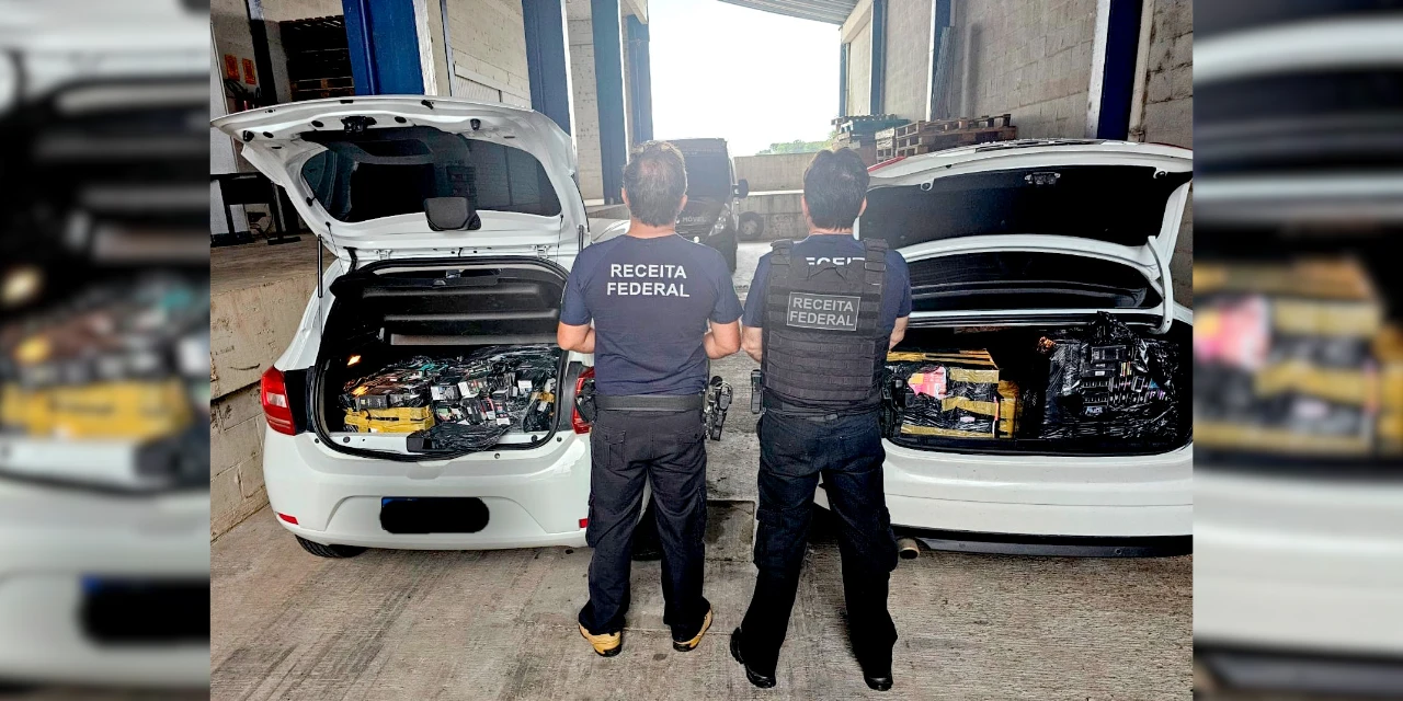 Receita Federal apreende mais de R$ 100 mil em cigarros eletrônicos na região