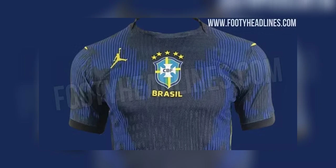 Imagens vazam! Brasil troca camisa vermelha por azul escura na Copa de 2026; confira
