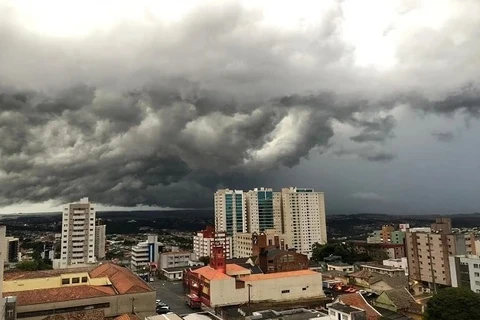Risco de forte tempestade nesta sexta-feira coloca PG em alerta