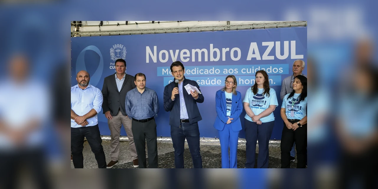 Curitiba lança campanha Novembro Azul com ações especiais para incentivar prevenção e cuidados com a saúde masculina
