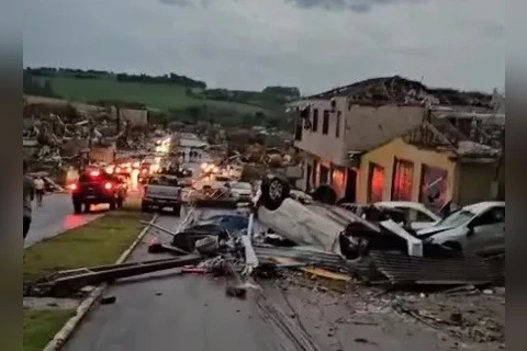 Tibagi realiza campanha para ajudar vítimas do tornado em Rio Bonito do Iguaçu 