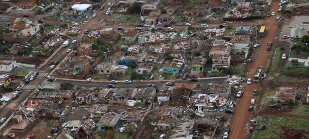 Em Rio Bonito do Iguaçu, Alexandre Curi acompanha delegação do governador Ratinho: "É de destruir o coração", lamenta presidente da ALEP