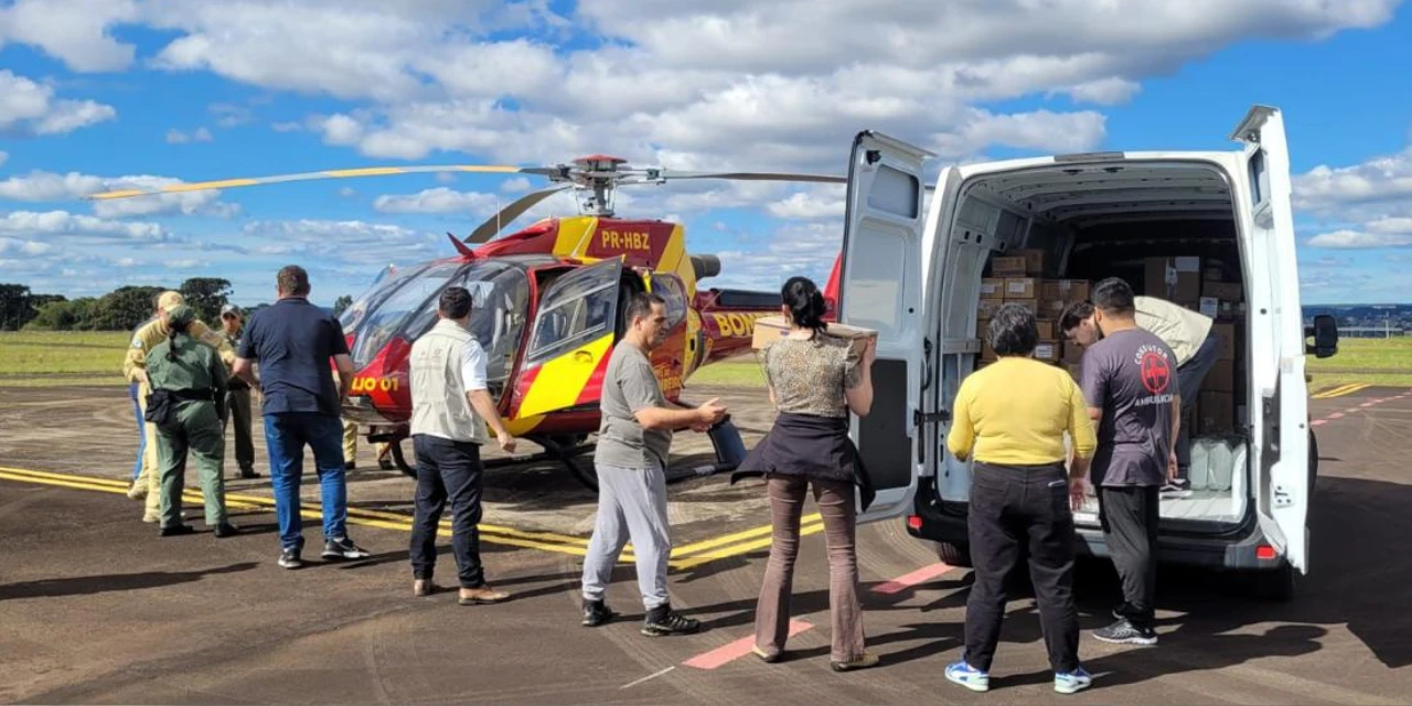 Sesa destina insumos hospitalares para atendimento às vítimas de tornado no Paraná