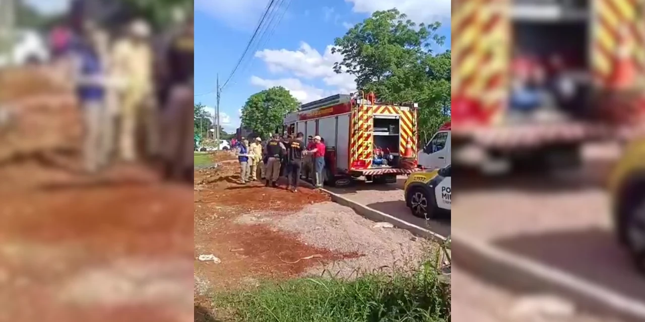 Homem morre carbonizado durante incêndio em imóvel na Vila Borato, em Ponta Grossa