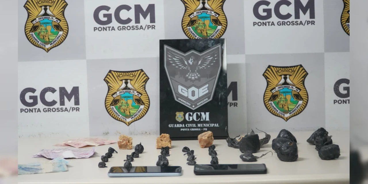 GOE prende homem com mochila cheia de drogas durante patrulhamento no 'Contorno'