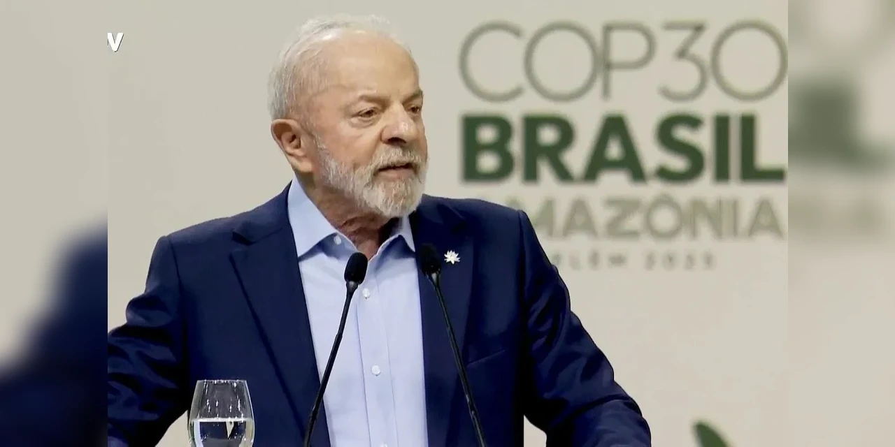 Lula cobra cronograma global contra fósseis na COP30 e declara crise climática
