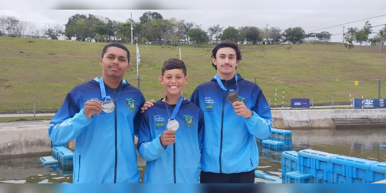 Tibagi conquista três medalhas no Campeonato Brasileiro de Canoagem