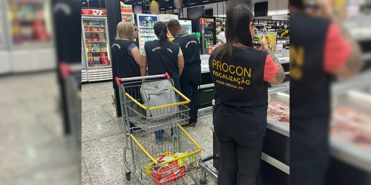 Procon e Vigilância Sanitária flagram mais de 60 produtos vencidos em supermercado de PG