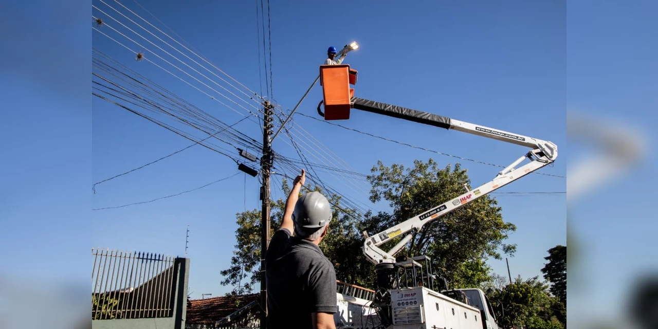 Tibagi recebe cerca de 324 mil para instalação de novas lâmpadas de LED em vias públicas
