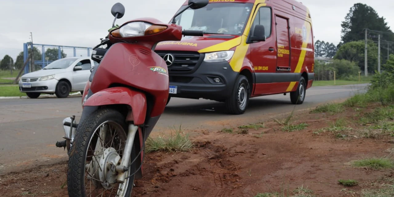 Homem sofre acidente no Distrito Industrial de Ponta Grossa
