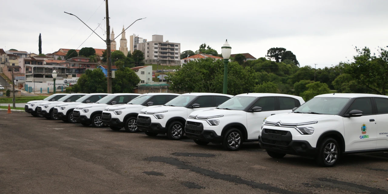 Castro recebe investimento de mais de R$ 630 mil para renovação e modernização da frota de veículos municipais