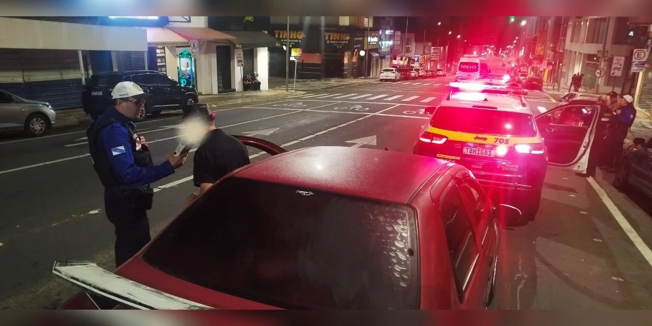 Freada brusca na 'Balduíno' leva Superintendência de Trânsito a flagrar idoso que conduzia alcoolizado