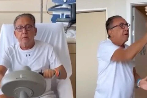 Galvão Bueno é internado com pneumonia em São Paulo