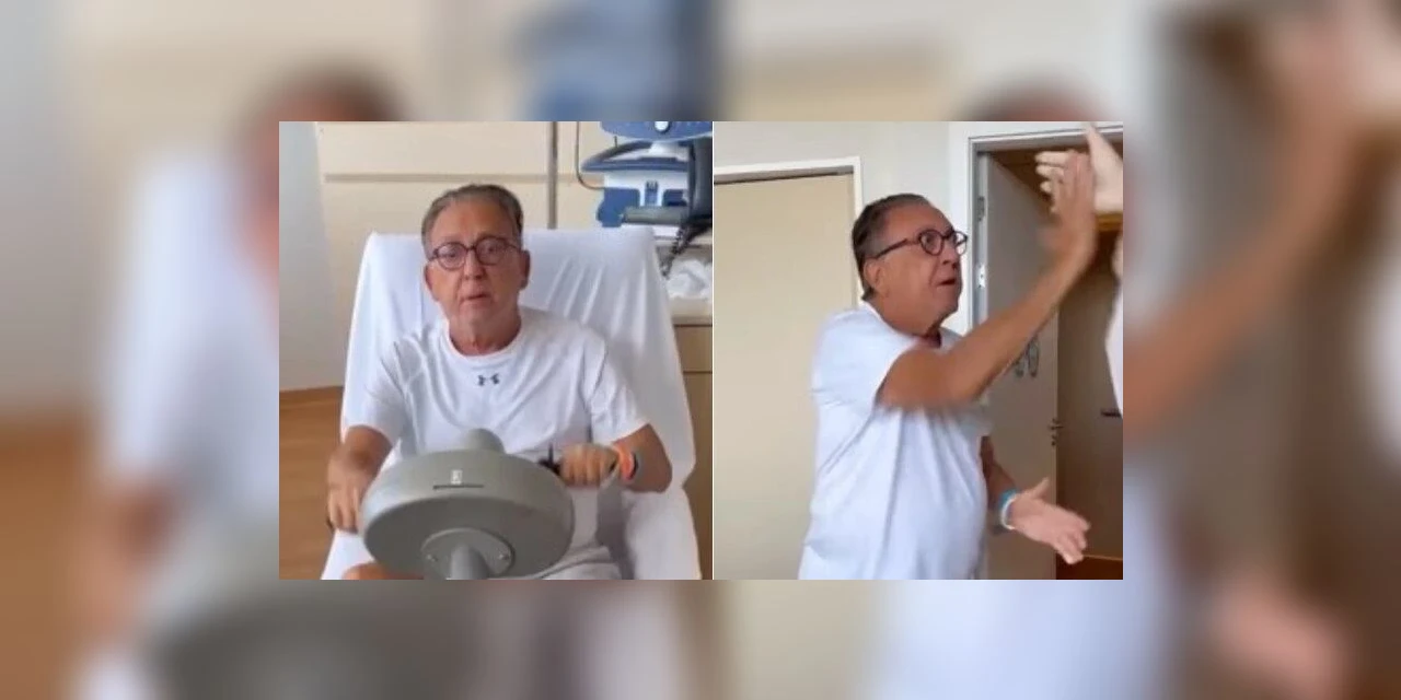 Galvão Bueno é internado com pneumonia em São Paulo