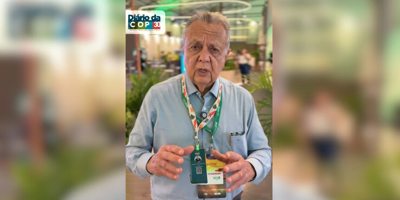 "Mostramos ao mundo um agro tropical eficiente e sustentável”, afirma Rodrigo Rodrigues na COP 30