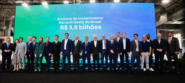 Alckmin anuncia investimento de R$ 3,8 bilhões da Renault e Geely no Brasil