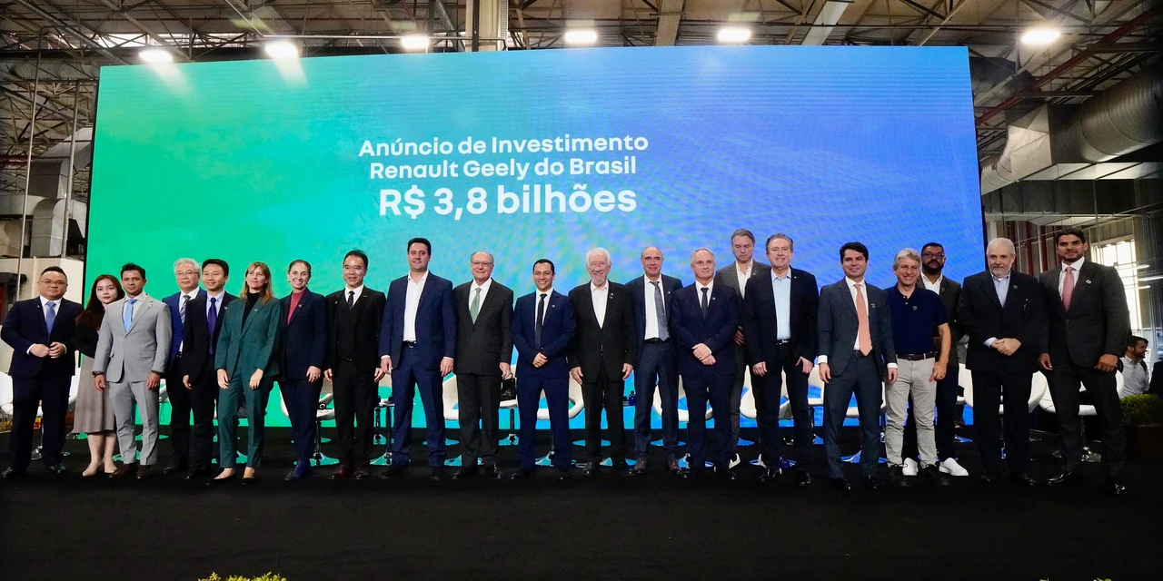 Alckmin anuncia investimento de R$ 3,8 bilhões da Renault e Geely no Brasil