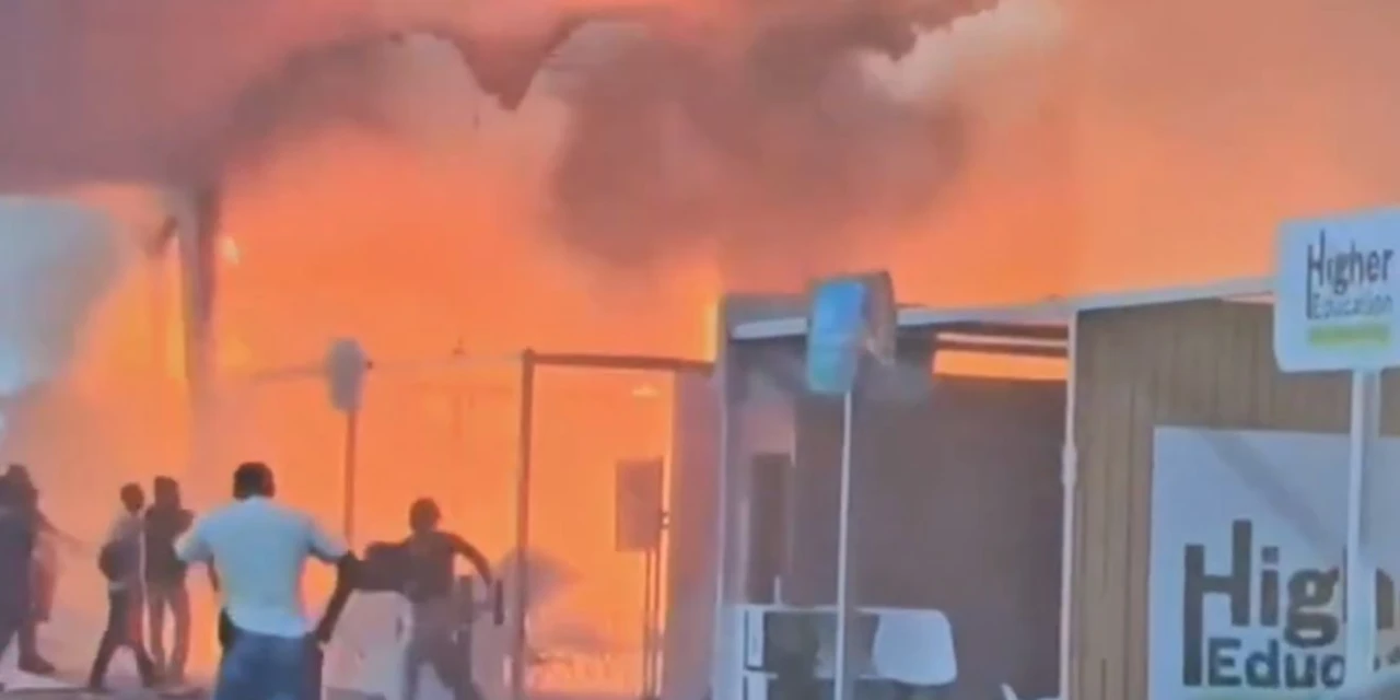 Incêndio atinge pavilhão de países na COP30 e força evacuação da Blue Zone em Belém