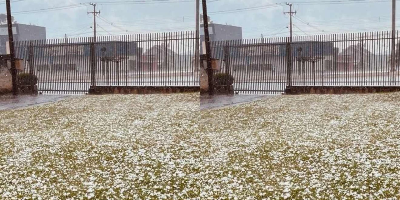 'Chuva com granizo forte' chega ao Paraná e assusta moradores