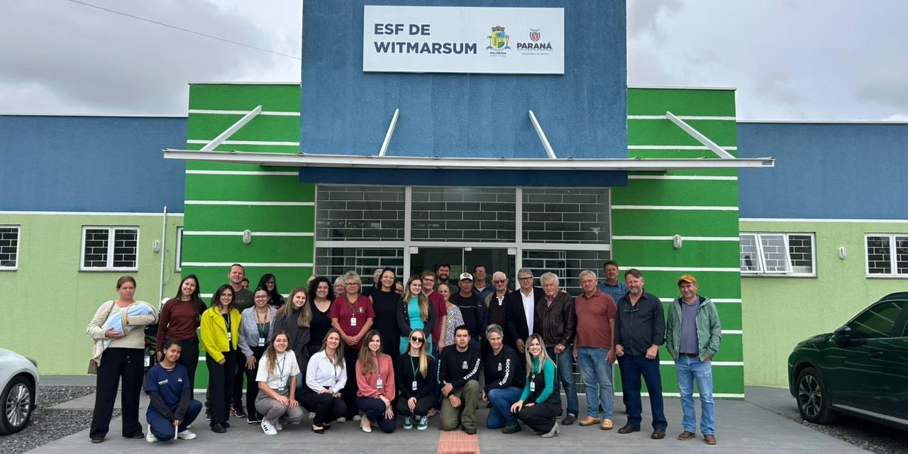 Comunidade de Witmarsum recebe nova Unidade de Saúde em Palmeira