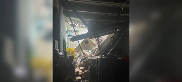 Desabamento de estrutura em área destruída por tornado em Rio Bonito do Iguaçu fere seis trabalhadores