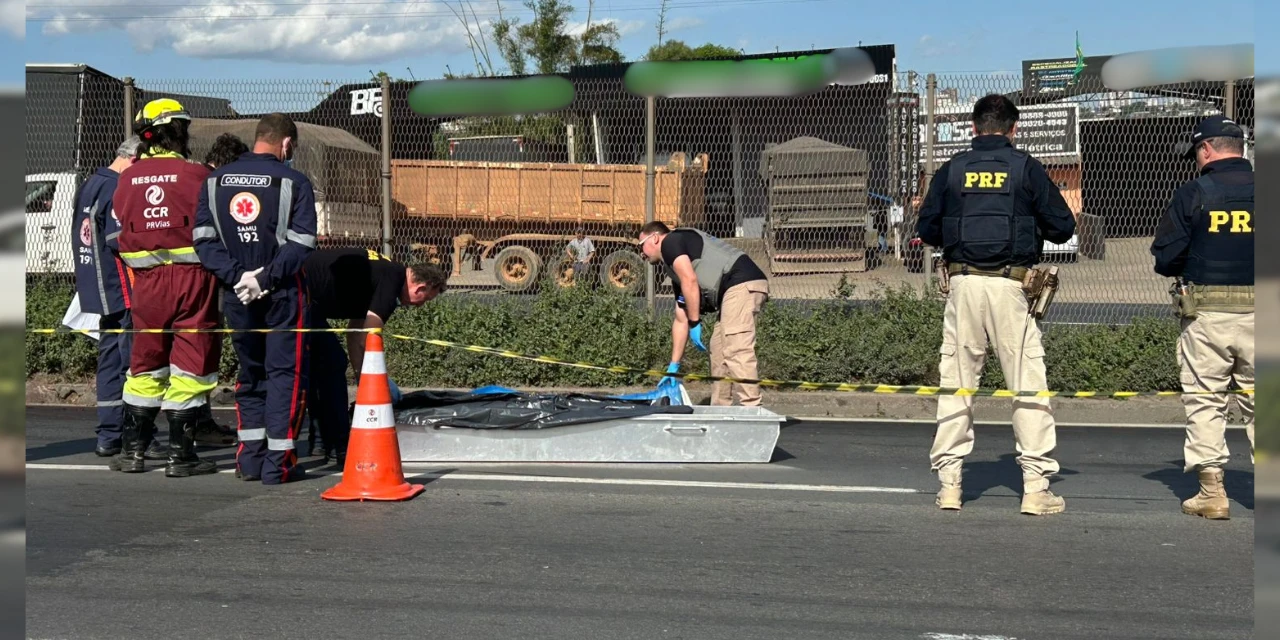 Um mês após atropelamento, homem morto na BR-376 segue sem identificação