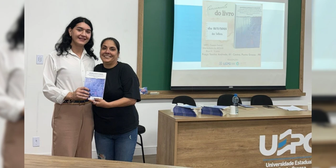 Polícia Penal lança livro escrito em parceria com a UEPG e a comunidade de Ponta Grossa