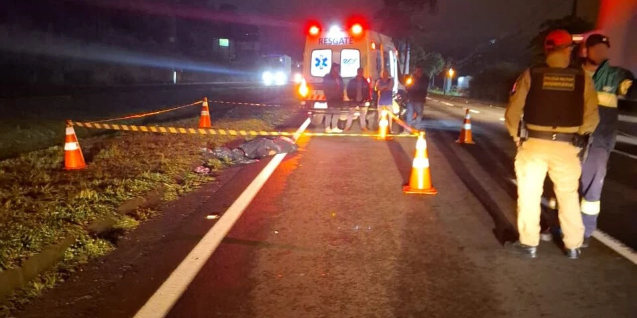 Homem de 44 anos morre após ser atropelado na PR-151