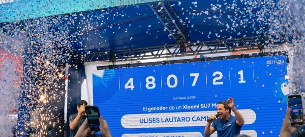 Cellshop sorteia carro elétrico Xiaomi SU7 Max e anuncia ganhador argentino