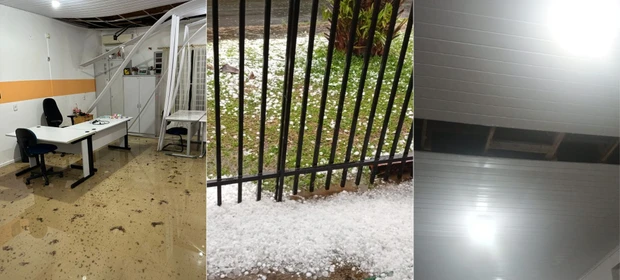 Mais de 170 atendimentos são realizados para vítimas da tempestade de granizo em Carambeí