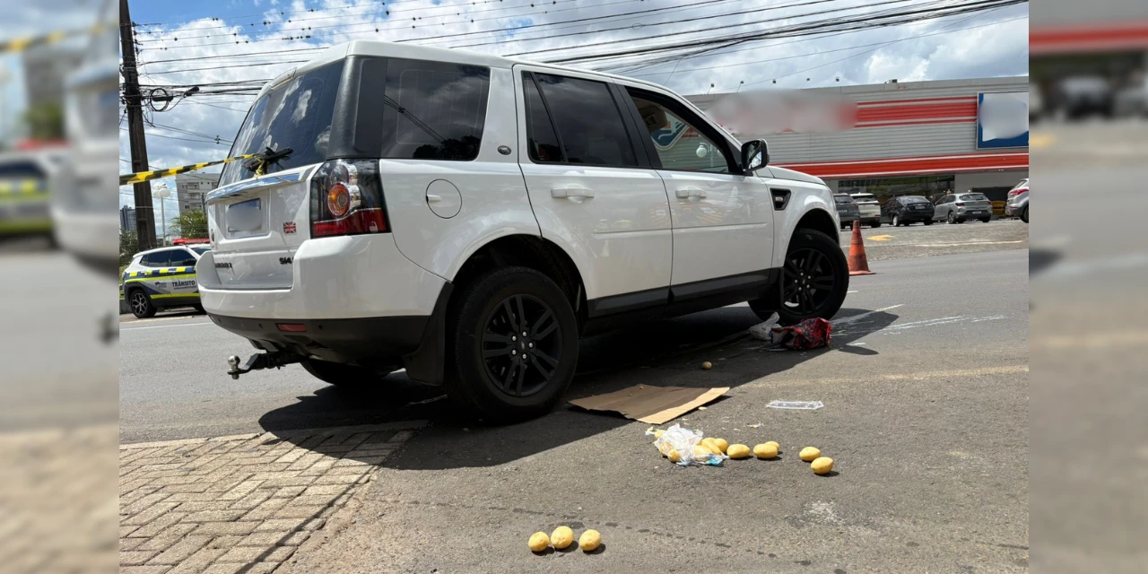 Idosa atropelada por carro na 'Carlos Cavalcanti' passa por exames no HU-UEPG