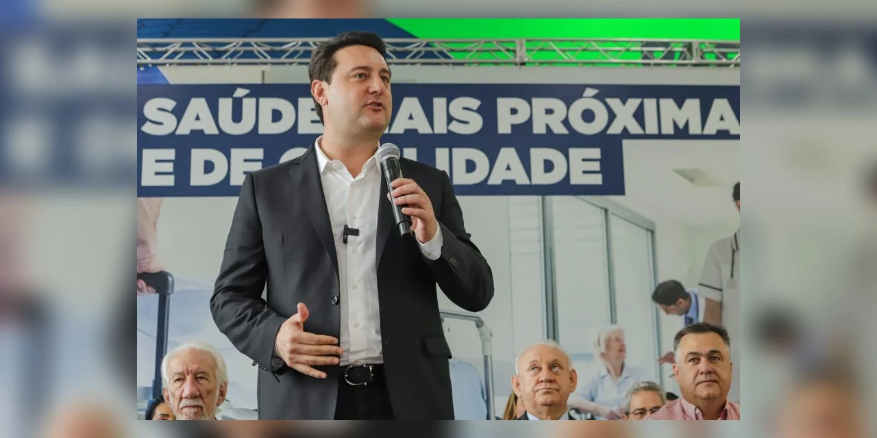 Pesquisa mostra que Ratinho Junior é aprovado por 85% dos paranaenses e está à frente em cenário para o Senado