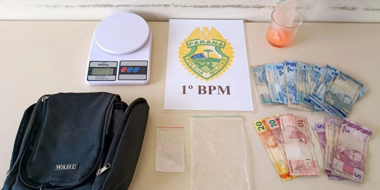 Polícia Militar apreende drogas e prende suspeito durante operação no Contorno