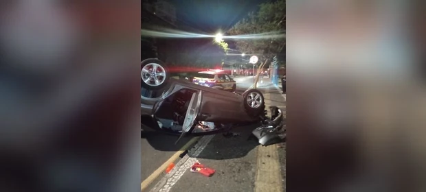 'Cavalinho de pau' gera acompanhamento tático e resulta em acidente no Centro