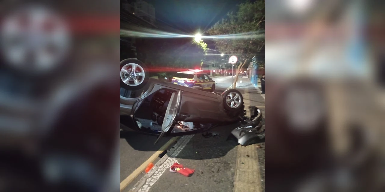 'Cavalinho de pau' gera acompanhamento tático e resulta em acidente no Centro