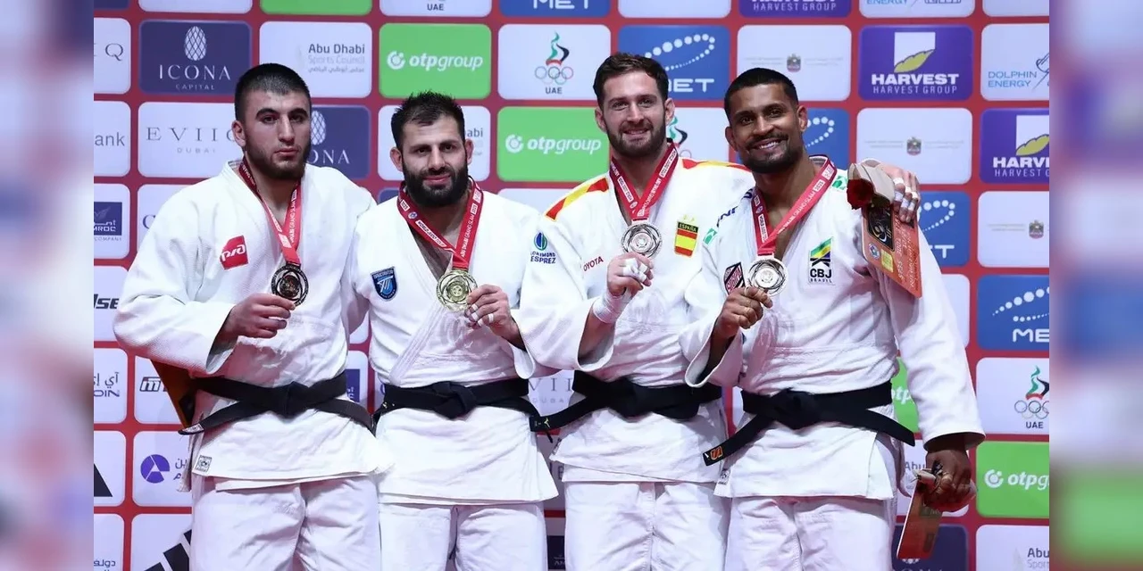 Judô: Leonardo Gonçalves leva bronze no Grand Slam de Abu Dhabi