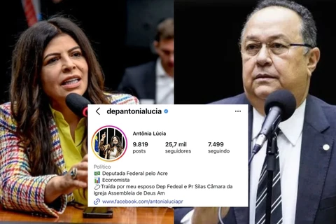 Deputada federal expõe término e revela que foi traída por marido que também é parlamentar