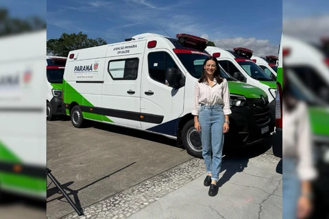 Mabel Canto celebra novas ambulâncias com UTI para a região