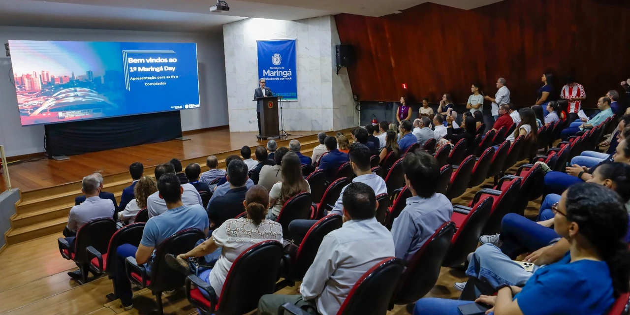 Primeira edição do Maringá Day reúne setor financeiro para discutir estratégias para o equilíbrio fiscal