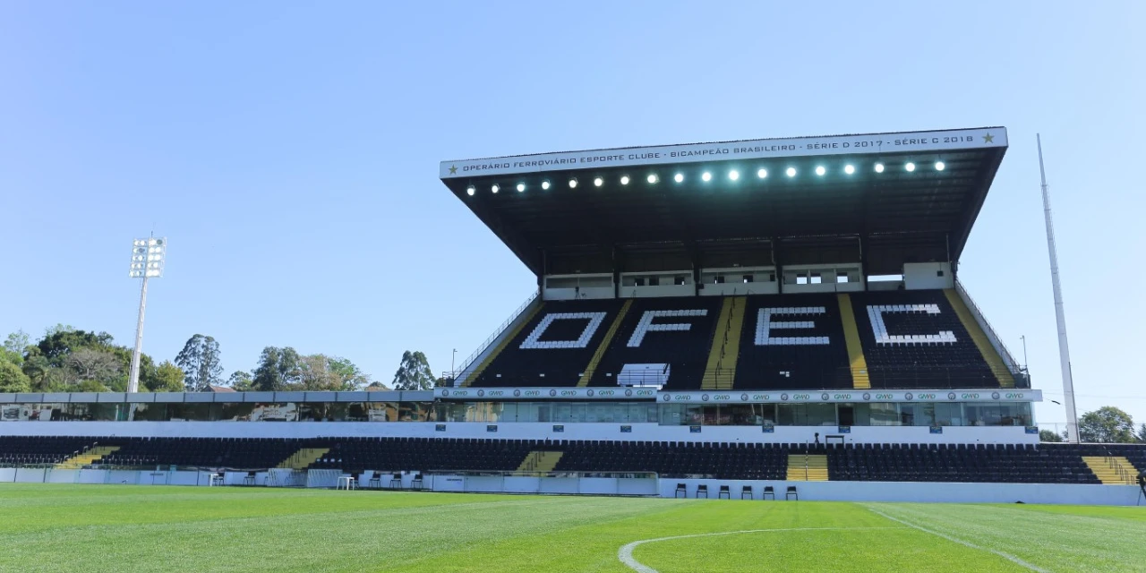 Operário divulga valores de referência dos ingressos para a temporada 2026; preços variam conforme competição e setor