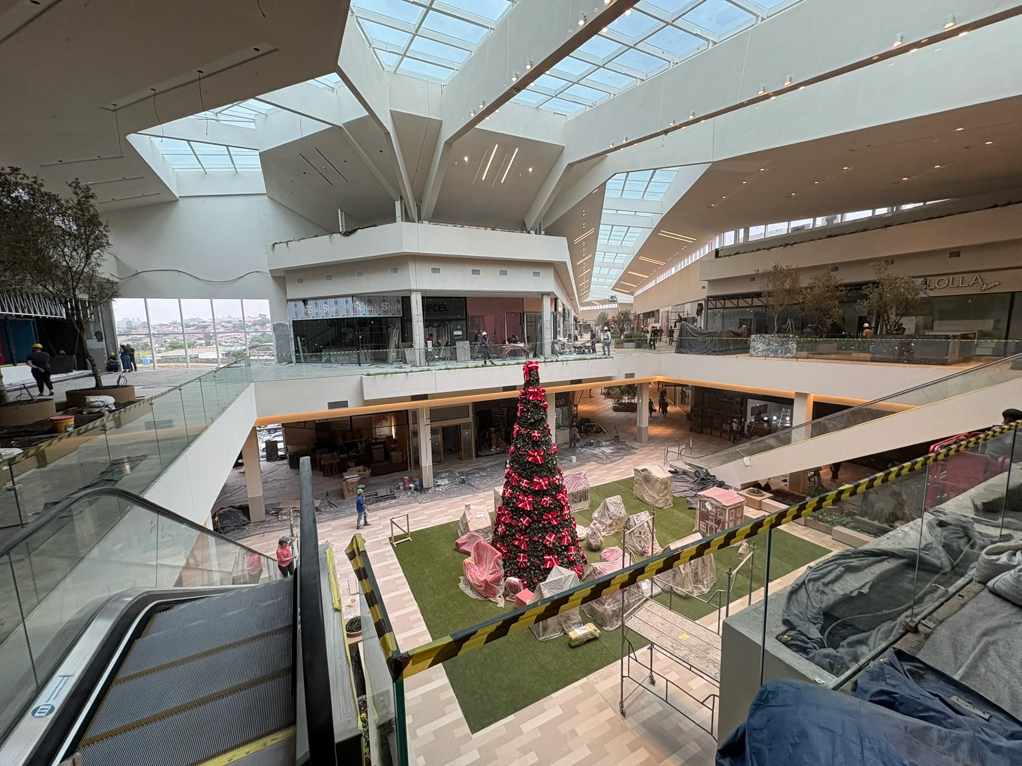 Centro do novo shopping