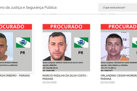 Ministério da Justiça lança site com foragidos mais procurados do país; veja