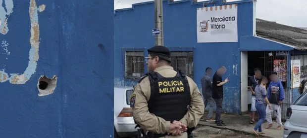 Homem atira em mercearia de Ponta Grossa e assusta população