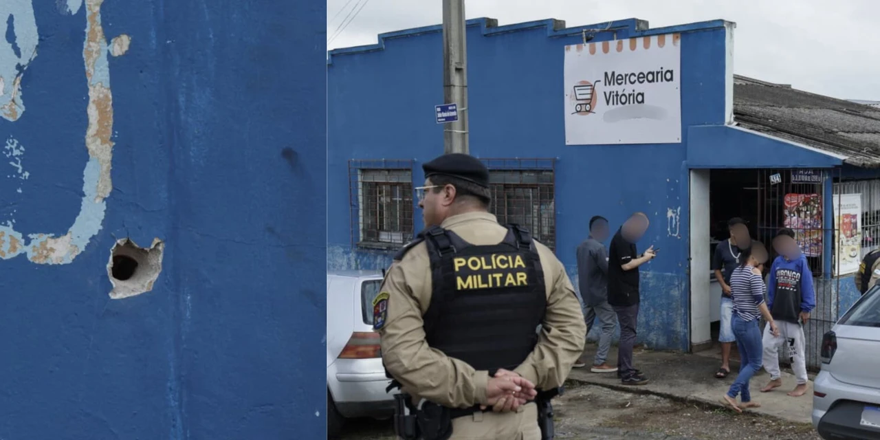 Homem atira em mercearia de Ponta Grossa e assusta população