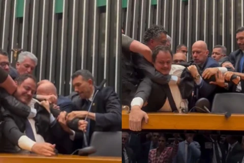 Violência e bagunça: Glauber Braga é retirado à força após tomar lugar de Motta