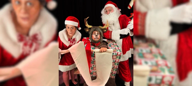 Lago de Olarias recebe espetáculo teatral "Papai Noel e a Fábrica de Brinquedos"